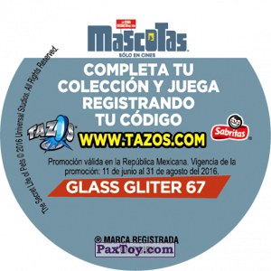 PaxToy.com - 067 Gidget (Сторна-back) из Sabritas: La Vida Secreta De Tus Mascotas