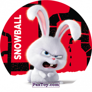PaxToy.com  Фишка / POG / CAP / Tazo 069 Snowball из Cheetos: La Vida Secreta De Tus Mascotas