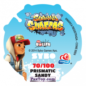PaxToy.com - 070 Jake & The Inspector (Сторна-back) из Gamesa: Subway surfers