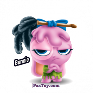 PaxToy.com  Фишка / POG / CAP / Tazo 073 Bunnie из Gamesa: Super Funki Punky