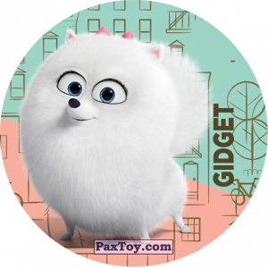 PaxToy.com  Фишка / POG / CAP / Tazo 073 Gidget из Cheetos: La Vida Secreta De Tus Mascotas