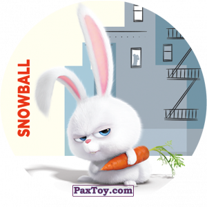 PaxToy.com  Фишка / POG / CAP / Tazo 080 Snowball из Cheetos: La Vida Secreta De Tus Mascotas