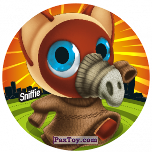 PaxToy.com  Фишка / POG / CAP / Tazo 089 Sniffie из Gamesa: Super Funki Punky
