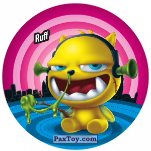 PaxToy.com  Фишка / POG / CAP / Tazo 092 Ruff из Gamesa: Super Funki Punky