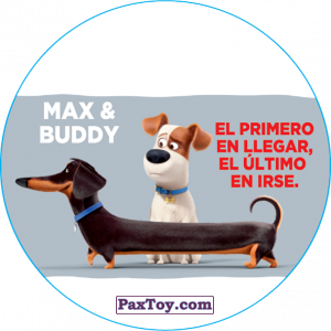 PaxToy.com  Фишка / POG / CAP / Tazo 096 Max &#038; Buddy из Cheetos: La Vida Secreta De Tus Mascotas