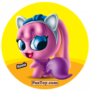 PaxToy.com  Фишка / POG / CAP / Tazo 130 Bunnie из Gamesa: Super Funki Punky