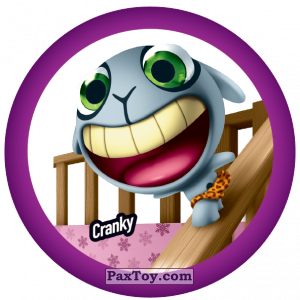 PaxToy.com  Фишка / POG / CAP / Tazo 142 Cranky из Gamesa: Super Funki Punky