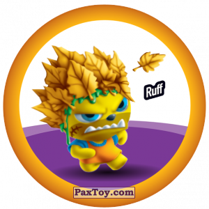 PaxToy.com  Фишка / POG / CAP / Tazo 150 Ruff из Gamesa: Super Funki Punky