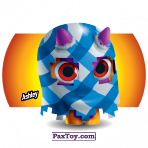 PaxToy.com  Фишка / POG / CAP / Tazo 153 Ashley из Gamesa: Super Funki Punky
