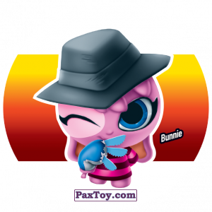 PaxToy.com  Фишка / POG / CAP / Tazo 154 Bunnie из Gamesa: Super Funki Punky