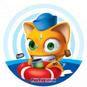 PaxToy.com  Фишка / POG / CAP / Tazo 155 Katto из Gamesa: Super Funki Punky