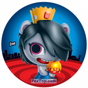 PaxToy.com  Фишка / POG / CAP / Tazo 165 Ema из Gamesa: Super Funki Punky