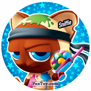 PaxToy.com  Фишка / POG / CAP / Tazo 176 Sniffie из Gamesa: Super Funki Punky