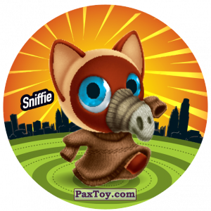 PaxToy.com  Фишка / POG / CAP / Tazo 178 Sniffie из Gamesa: Super Funki Punky