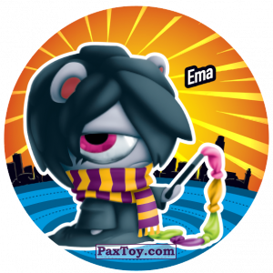 PaxToy.com  Фишка / POG / CAP / Tazo 213 Ema из Gamesa: Super Funki Punky