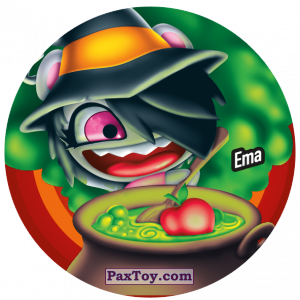 PaxToy.com  Фишка / POG / CAP / Tazo 222 Ema из Gamesa: Super Funki Punky