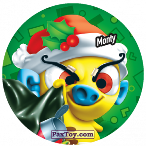 PaxToy.com  Фишка / POG / CAP / Tazo 226 Monty из Gamesa: Super Funki Punky