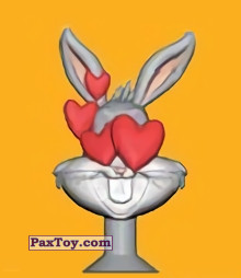 PaxToy.com 01 Bugs Bunny fell in love из Migros: Tom & Jerry and Looney Tunes Stikeez