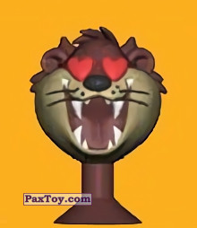 PaxToy.com 08 Tasmanian Devil fell in love. из Migros: Tom & Jerry and Looney Tunes Stikeez