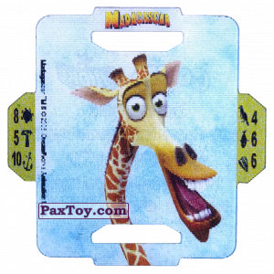 PaxToy.com - 19 Melman из Люкс Чипсы: Madagascar (TAZOS / Q-Bitazos)