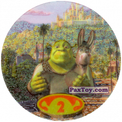 PaxToy 20 Tazos 2 Shrek & Donkey