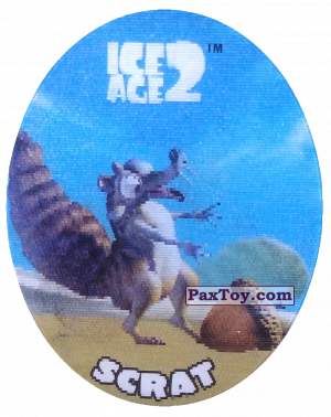PaxToy.com - 23 Scrat (Голографическая) из Cheetos: Ice Age 2