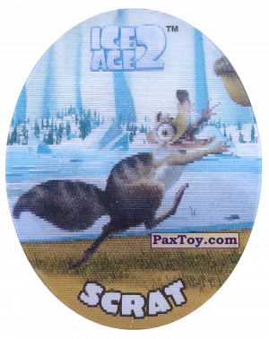 PaxToy.com - 28 Scrat (Голографическая) из Cheetos: Ice Age 2