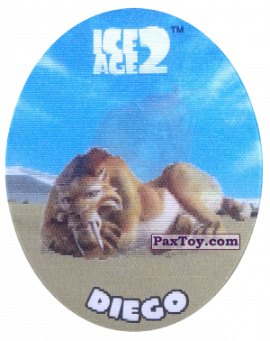 PaxToy.com 34 Diego (Голографическая) из Cheetos: Ice Age 2