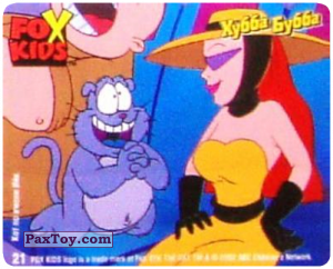 PaxToy.com 21 Ийк и красноволосая девушка из Hubba Bubba: Fox Kids - Кот по имени Ийк