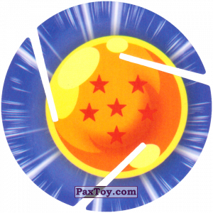 PaxToy.com  Фишка / POG / CAP / Tazo 006 Six Star Dragon Ball из Cheetos: Dragon Ball Z XFERAS Tazos