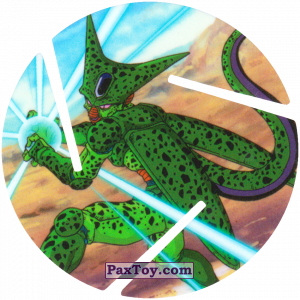 PaxToy.com - 038 Imperfect Cell из Cheetos: Dragon Ball Z XFERAS Tazos