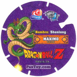 PaxToy.com - 04/30 Four Star Dragon Ball (Сторна-back) из Gamesa: Dragon Ball Z - Vuela Tazos Prismatic