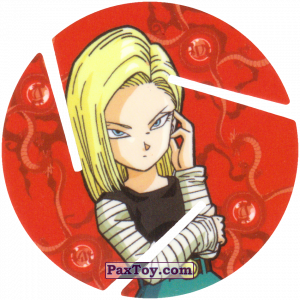 PaxToy.com 044 Android 18 - Thinks из Cheetos: Dragon Ball Z XFERAS Tazos