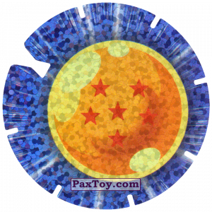PaxToy.com 06/30 Six Star Dragon Ball из Gamesa: Dragon Ball Z - Vuela Tazos Prismatic
