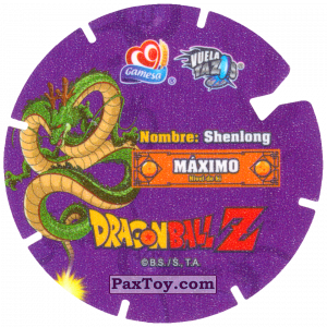 PaxToy.com - 07/30 Seven Star Dragon Ball (Сторна-back) из Gamesa: Dragon Ball Z - Vuela Tazos Prismatic