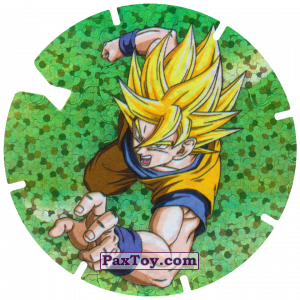 PaxToy.com - 10/30 Goku - Sayayin из Gamesa: Dragon Ball Z - Vuela Tazos Prismatic