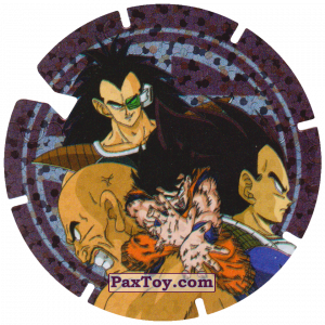 PaxToy.com 17/30 Raditz - Sayayin из Gamesa: Dragon Ball Z - Vuela Tazos Prismatic