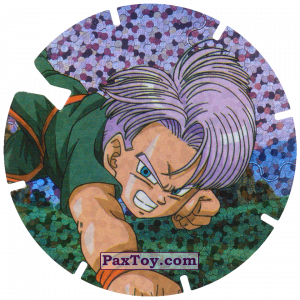 PaxToy.com - 25/30 Trunks - Sayayin из Gamesa: Dragon Ball Z - Vuela Tazos Prismatic