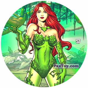 PaxToy.com  Фишка / POG / CAP / Tazo 57 Poison Ivy из Chipicao: Justice League