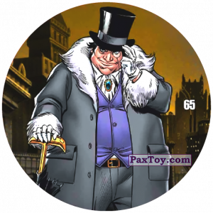 PaxToy.com  Фишка / POG / CAP / Tazo 65 Penguin из Chipicao: Justice League