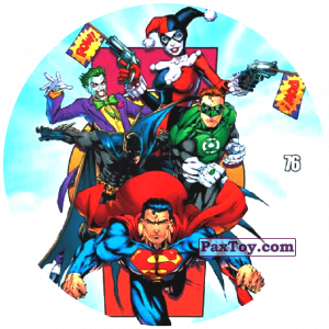 PaxToy.com  Фишка / POG / CAP / Tazo 76 Justice League and Villain из Chipicao: Justice League