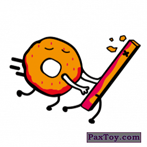 PaxToy.com 04 Пончик из Cheetos: Неоновые стикеры