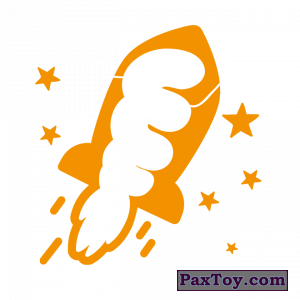 PaxToy.com - 12 Ракета (Сторна-back) из Cheetos: Неоновые стикеры