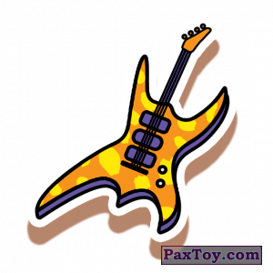 PaxToy.com - 22 Леопардовая электро гитара из Cheetos: Неоновые стикеры