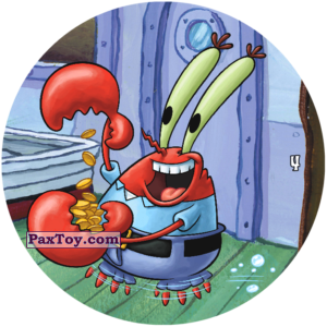 PaxToy.com - 004 Mr. Krabs перебрасывает монеты с клешни в клешню из Chipicao: Sponge Bob