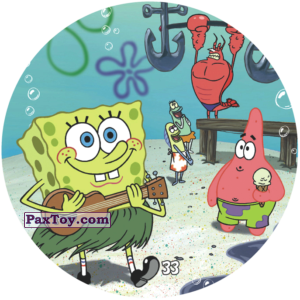 PaxToy.com 033 SpongeBob в гавайской юбке на пляже из Chipicao: Sponge Bob