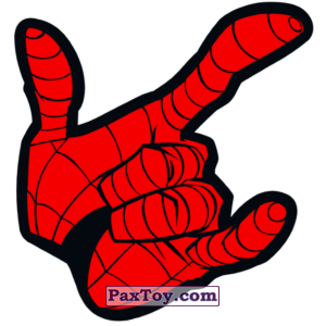 PaxToy.com 24 Бейдж Начивка - Перчатка Человека-Паука из Пятёрочка: Начивки