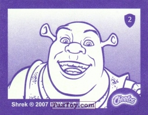 PaxToy.com - 02 Шрек (Сторна-back) из Cheetos: Shrek the Third Stickers