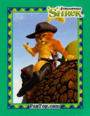 PaxToy.com 09 Кот в Сапогах сидит на Шреке из Cheetos: Shrek the Third Stickers