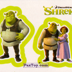 PaxToy 21a Раздельный стикер   Шрек и Фиона